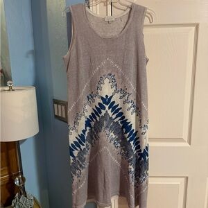 Kinross 100% linen blue/grey dress. Sz. Med